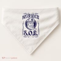 Motor Boating Sob Funny Motorboat Humor Captain Owner USA-Made Doggie Bandana thumb 0