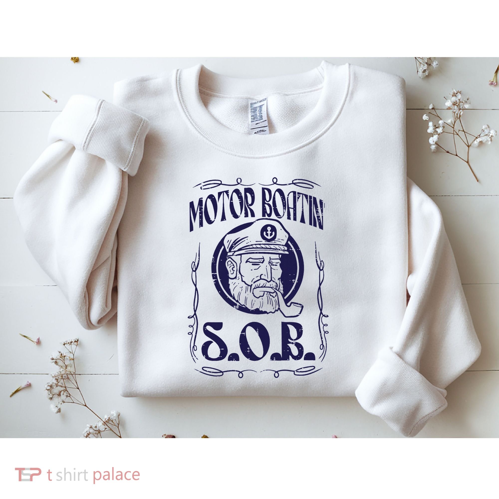 Motor Boating Sob Funny Motorboat Humor Captain Owner Sweatshirt