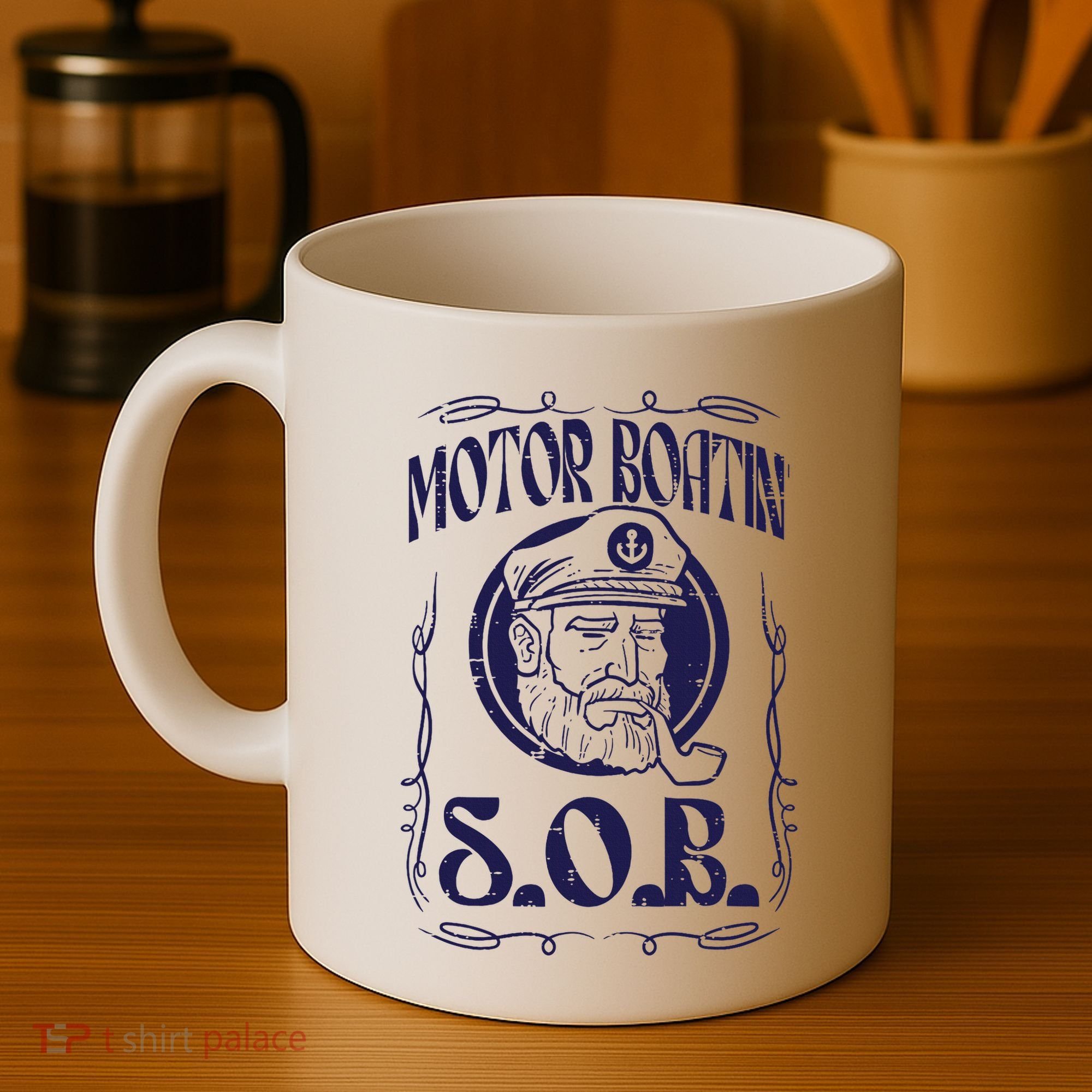 Motor Boating Sob Funny Motorboat Humor Captain Owner Coffee Mug