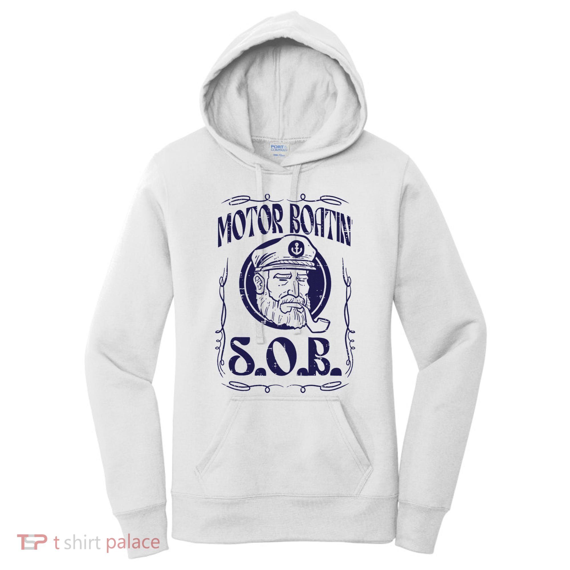 Motor Boating Sob Funny Motorboat Humor Captain Owner Women's Hoodie