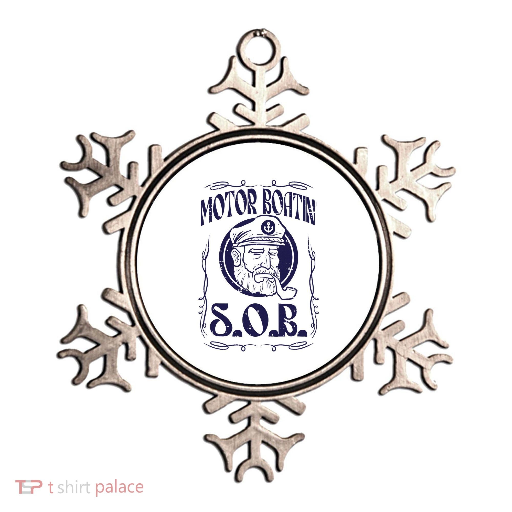 Motor Boating Sob Funny Motorboat Humor Captain Owner Ornament