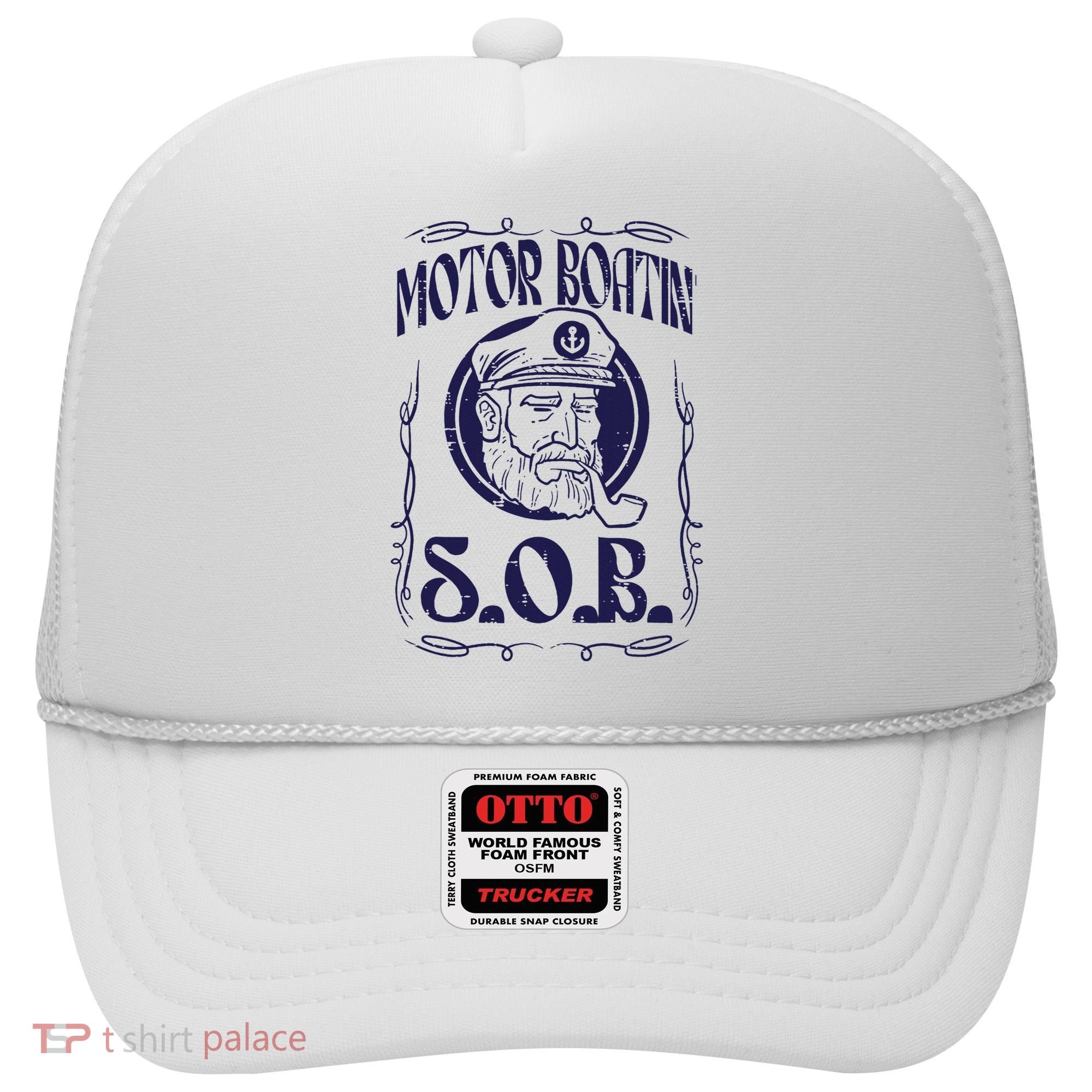 Motor Boating Sob Funny Motorboat Humor Captain Owner Hat