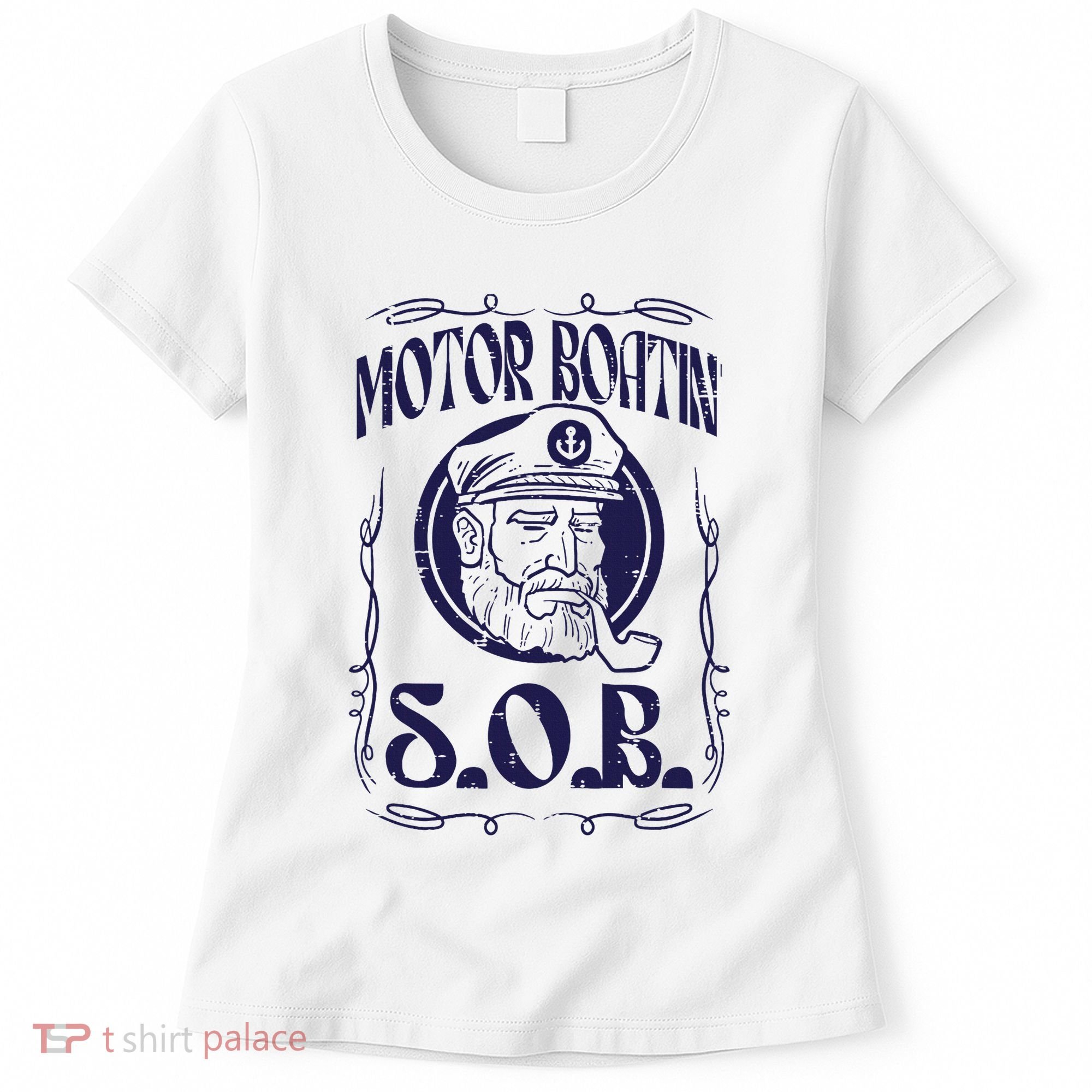 Motor Boating Sob Funny Motorboat Humor Captain Owner Women's T-Shirt