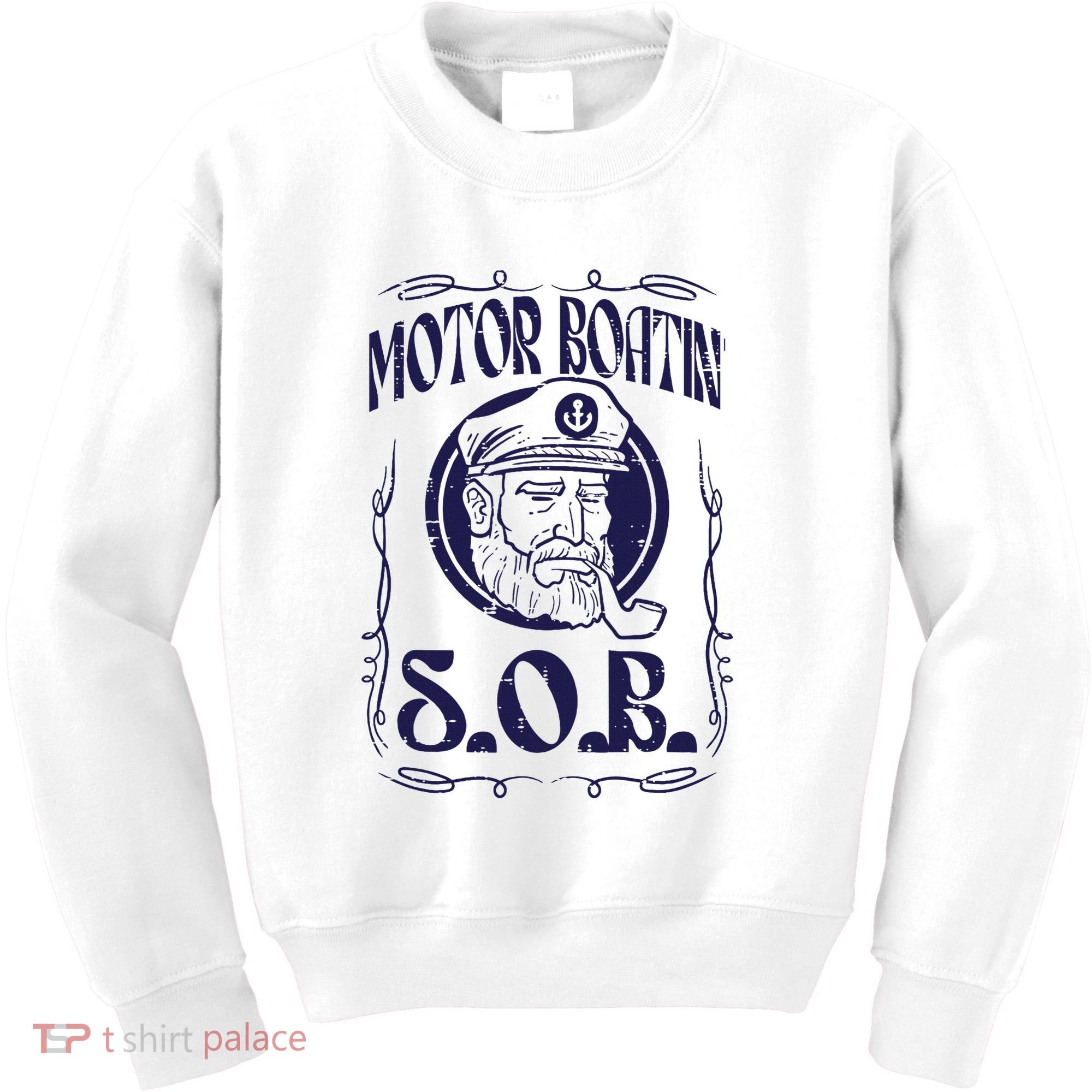 Motor Boating Sob Funny Motorboat Humor Captain Owner Kids Sweatshirt