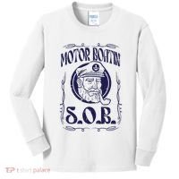 Motor Boating Sob Funny Motorboat Humor Captain Owner Kids Long Sleeve Shirt thumb 0