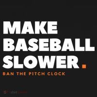 MAKE BASEBALL SLOWER Ban The Pitch Clock Humor Funny Ladies PosiCharge Competitor Racerback Tank thumb 2