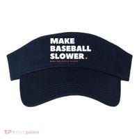 MAKE BASEBALL SLOWER Ban The Pitch Clock Humor Funny Visor thumb 0