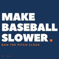 MAKE BASEBALL SLOWER Ban The Pitch Clock Humor Funny Visor thumb 3