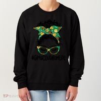Messy Bun Scout Mom Life Cookie Bakery Gift Women's Sweatshirt thumb 0