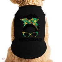 Messy Bun Scout Mom Life Cookie Bakery Gift Doggie Tank thumb 0