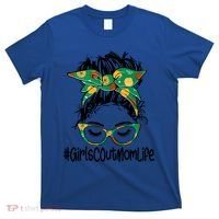 Messy Bun Scout Mom Life Cookie Bakery Gift T-Shirt thumb 0