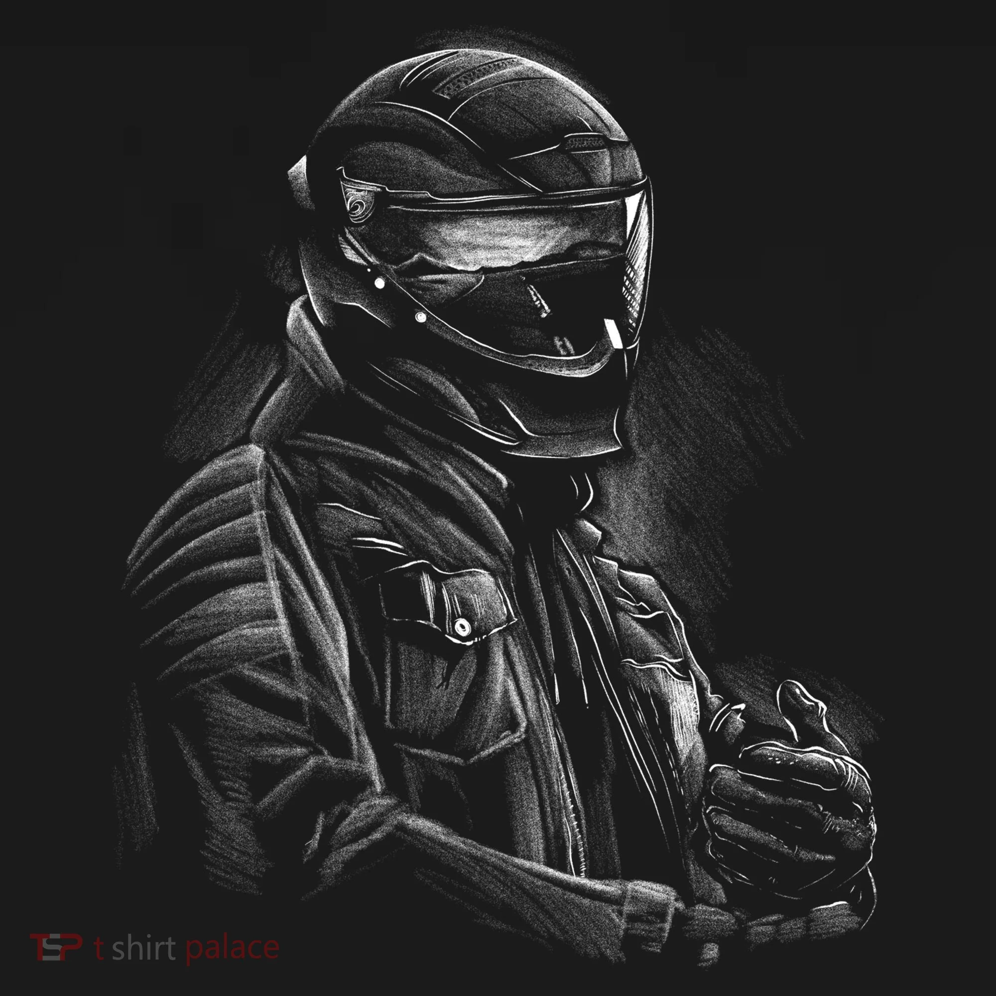 Motorcycle Biker Sketch Doggie Tank