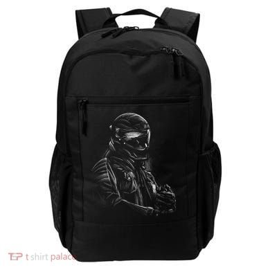Motorcycle Biker Sketch Backpack