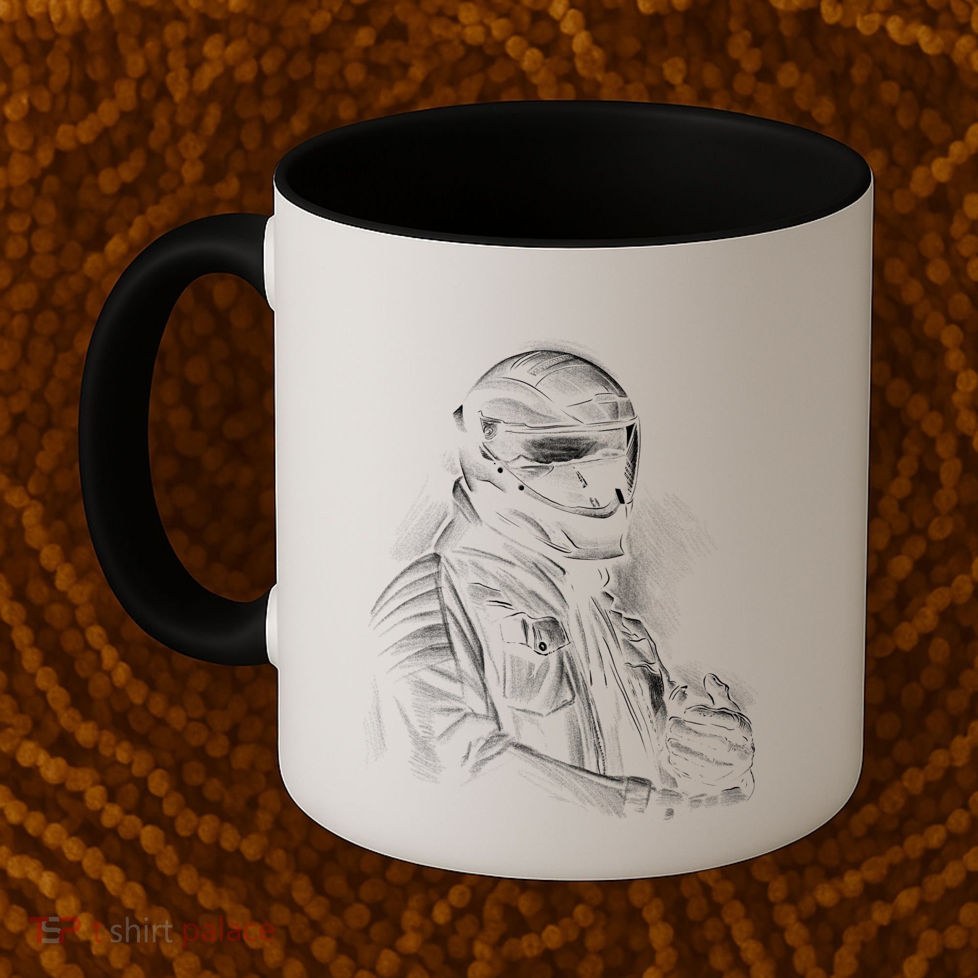 Motorcycle Biker Sketch Coffee Mug