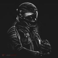 Motorcycle Biker Sketch Polo thumb 3