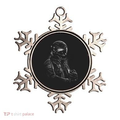 Motorcycle Biker Sketch Ornament