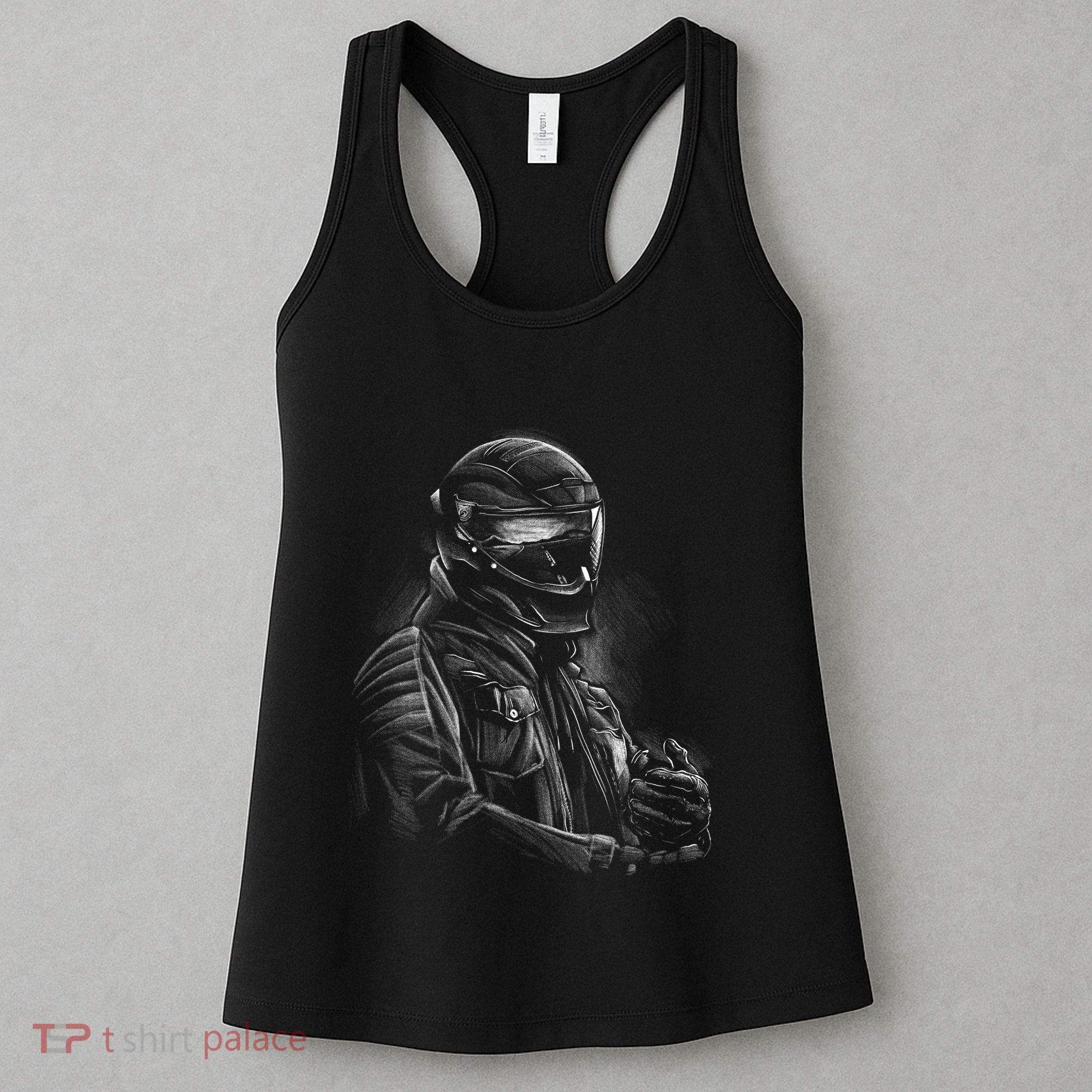 Motorcycle Biker Sketch Women's Tank Top
