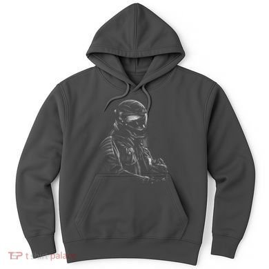 Motorcycle Biker Sketch Hoodie