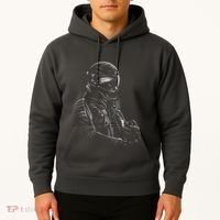 Motorcycle Biker Sketch Hoodie thumb 2