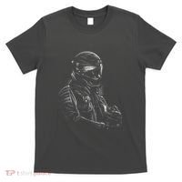 Motorcycle Biker Sketch T-Shirt thumb 0