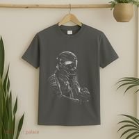 Motorcycle Biker Sketch T-Shirt thumb 2