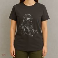 Motorcycle Biker Sketch T-Shirt thumb 4