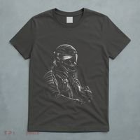 Motorcycle Biker Sketch T-Shirt thumb 5