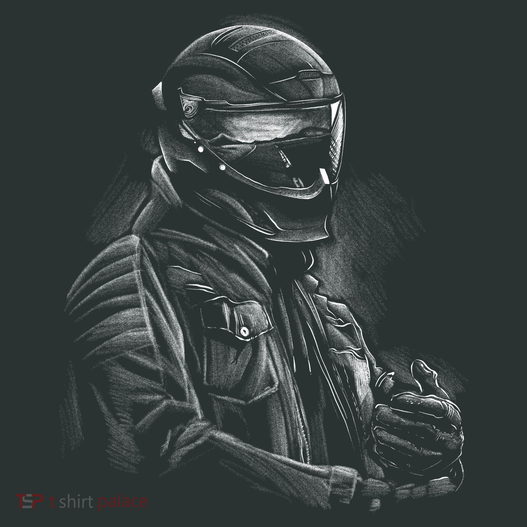Motorcycle Biker Sketch Mousepad