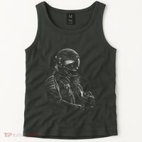 Motorcycle Biker Sketch Tank Top thumb 2