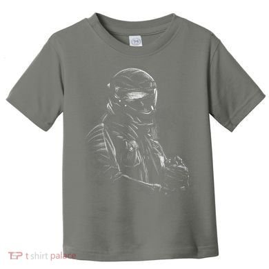 Motorcycle Biker Sketch Toddler T-Shirt
