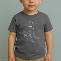 Motorcycle Biker Sketch Toddler T-Shirt thumb 2