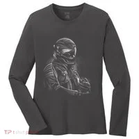 Motorcycle Biker Sketch Women's Long Sleeve Shirt thumb 0