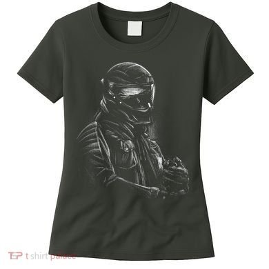 Motorcycle Biker Sketch Women's T-Shirt
