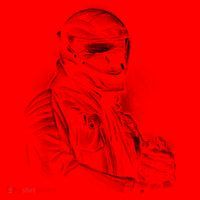 Motorcycle Biker Sketch Santa Hat thumb 1