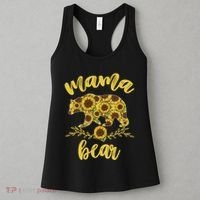 Mama Bear Sunflower Funny Mothers Day Gifts For Woman Mom Women's Tank Top thumb 3