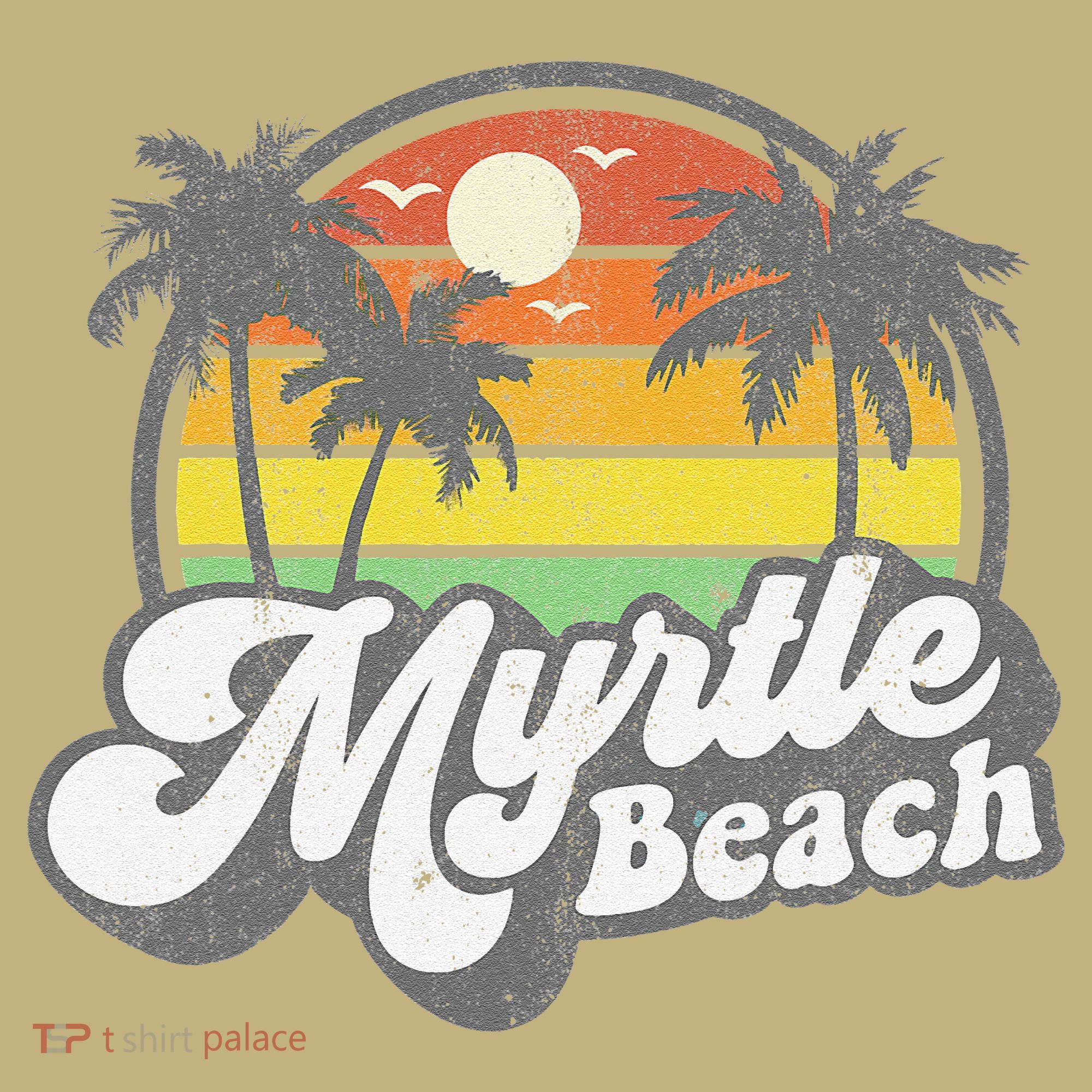 Myrtle Beach South Carolina Retro 70s Vintage Vacation Gift T-Shirt