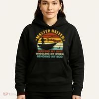 Master Baiter Specializing In Jerking My Bait Funny Fishing Hoodie thumb 5