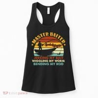 Master Baiter Specializing In Jerking My Bait Funny Fishing Women's Tank Top thumb 0