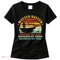 Master Baiter Specializing In Jerking My Bait Funny Fishing Women's T-Shirt thumb 0