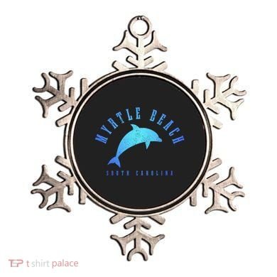 Myrtle Beach South Carolina Vintage Dolphin Vacation Gift Ornament