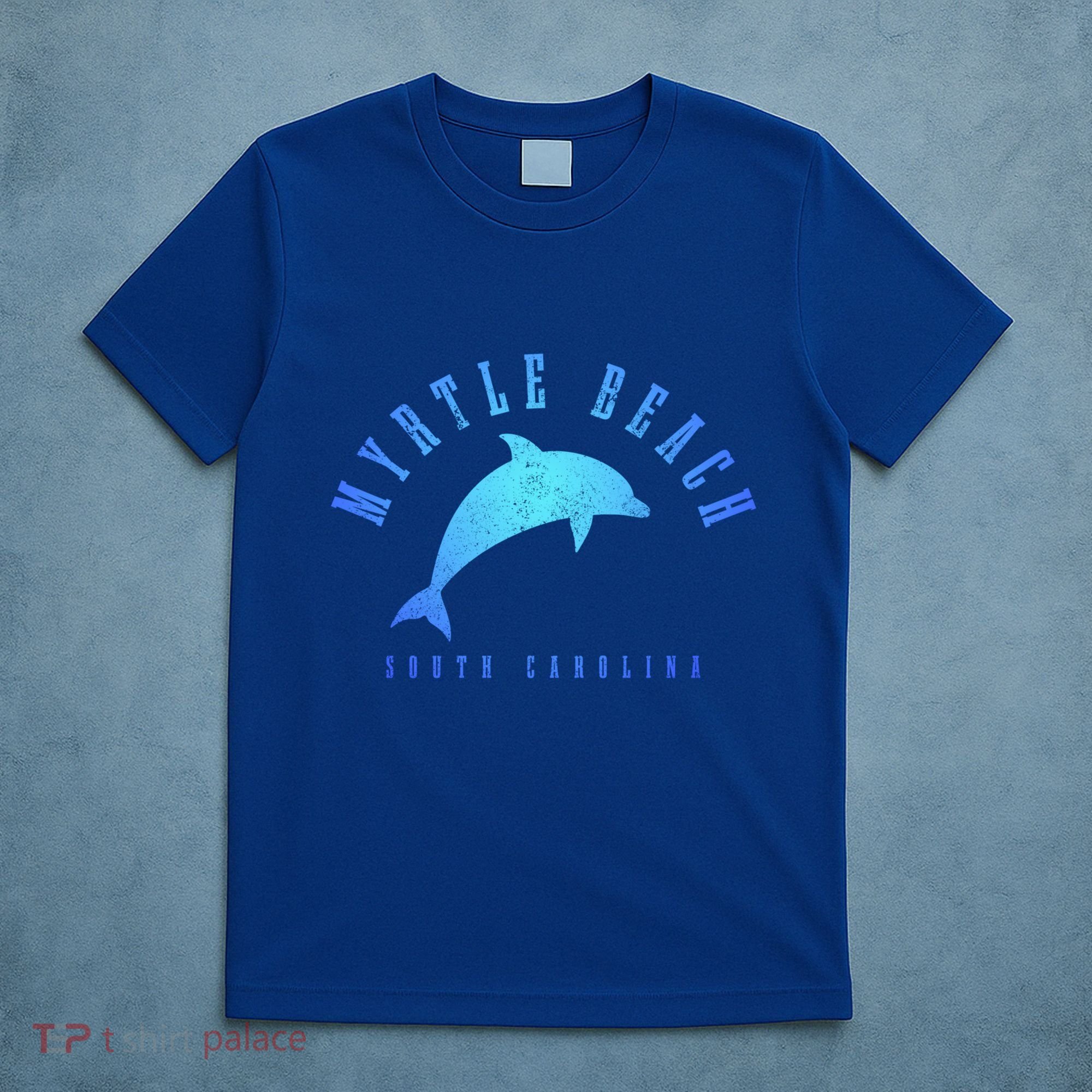 Myrtle Beach South Carolina Vintage Dolphin Vacation Gift T-Shirt