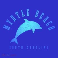Myrtle Beach South Carolina Vintage Dolphin Vacation Gift T-Shirt thumb 7