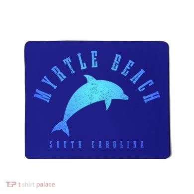 Myrtle Beach South Carolina Vintage Dolphin Vacation Gift Mousepad
