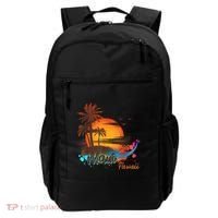 Maui-Hawaii Beach Summer Palm Trees Sunset Backpack thumb 0