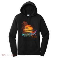 Maui-Hawaii Beach Summer Palm Trees Sunset Women's Hoodie thumb 0