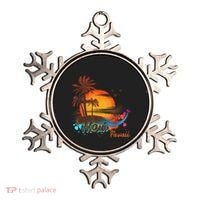 Maui-Hawaii Beach Summer Palm Trees Sunset Ornament thumb 0