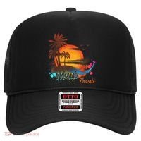 Maui-Hawaii Beach Summer Palm Trees Sunset Hat thumb 0