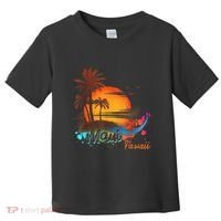 Maui-Hawaii Beach Summer Palm Trees Sunset Toddler T-Shirt thumb 0