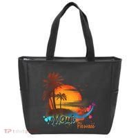 Maui-Hawaii Beach Summer Palm Trees Sunset Tote Bag thumb 0