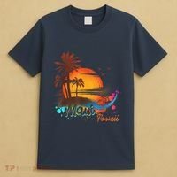 Maui-Hawaii Beach Summer Palm Trees Sunset T-Shirt thumb 4